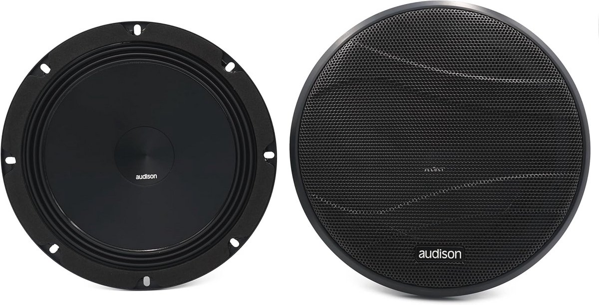Luidspreker Woofer 200 mm - 100 W RMS met Roosters - Set van 2