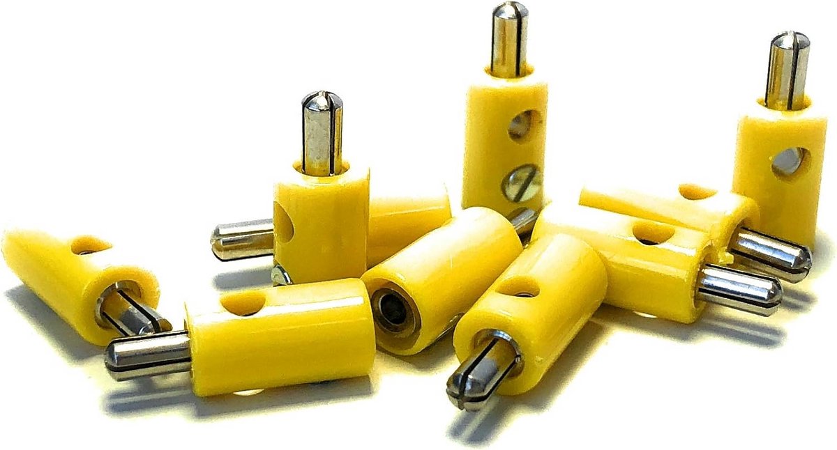 Miniatuur Bananenstekker 2,6mm - 10 Stuks voor Modelbouw en Robotica