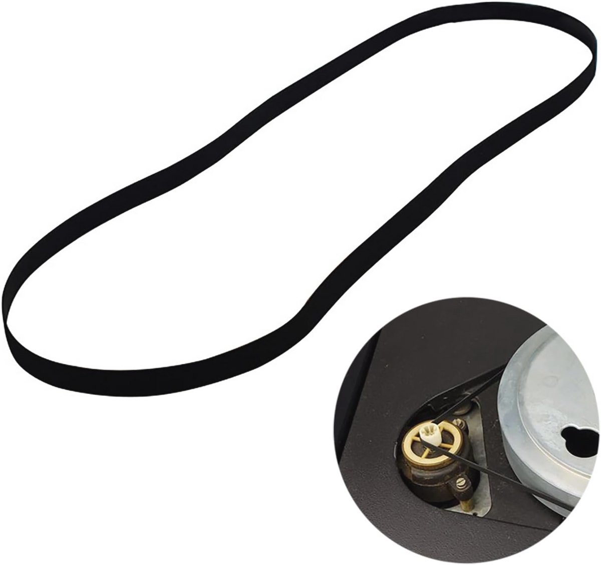 Draaitafel riem 20 cm - Rubber banden voor grammofoon