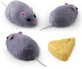 Knuffelmuisje - Kattenspeelgoed - Pluche - Assorti - 5x2,5x2,5 Knuffelmuisje - Kattenspeelgoed - Pluche - Assorti - 5x2,5x2,5