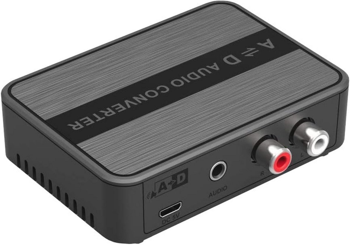 DIGI-ANALOG naar ANALOG-DIGI audio-converter Toslink/SPDIF naar RCA/jack 3,5 mm met richtingsschakelaar