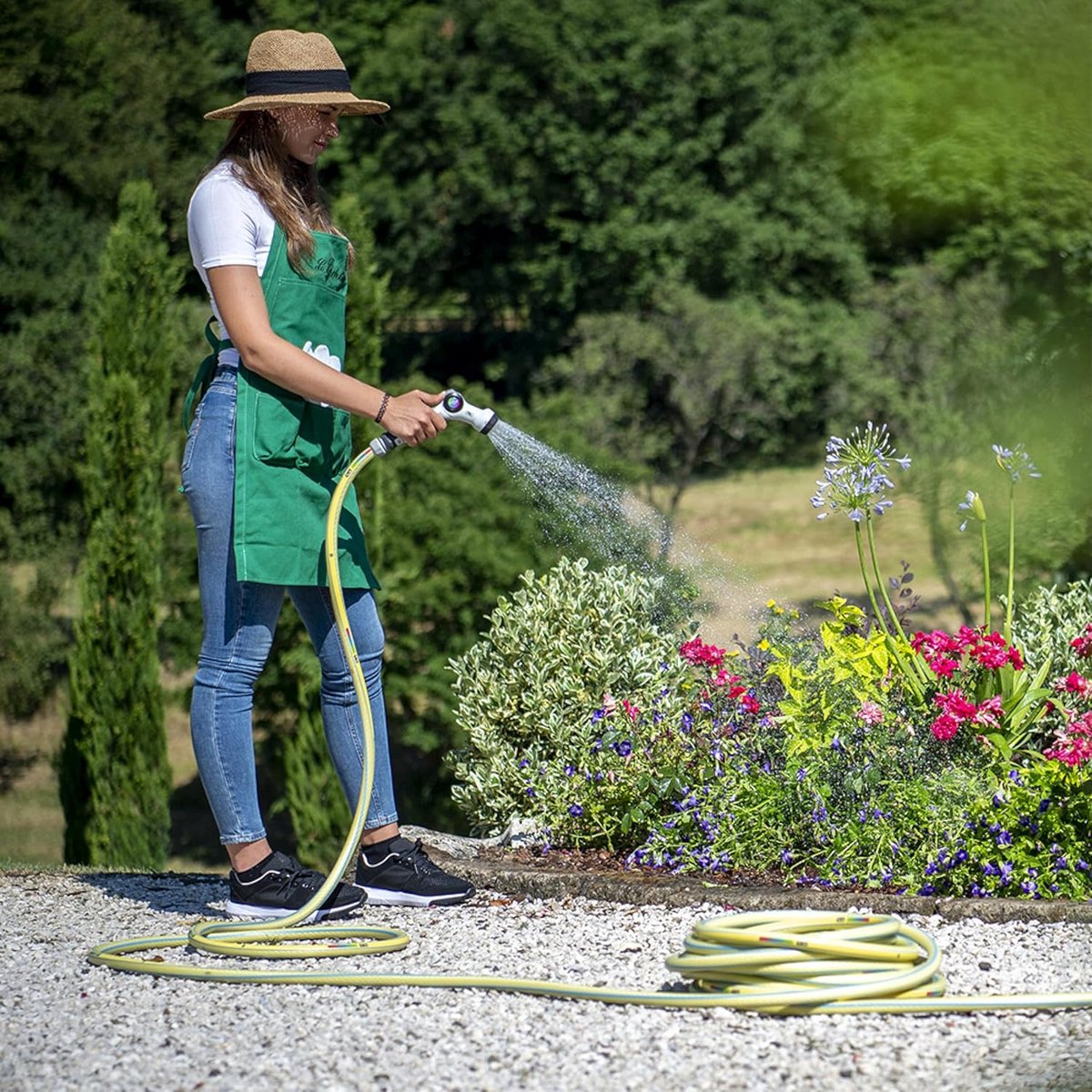 Robuuste en Flexibele 3/4" (19 mm) 15 Meter Tuinslang voor Intensief Gebruik