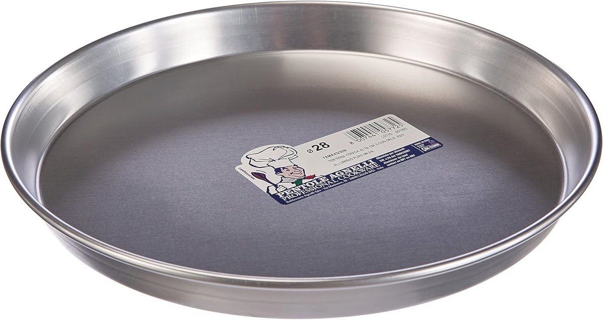 Conische Taartvorm Aluminium 28 cm met Rand