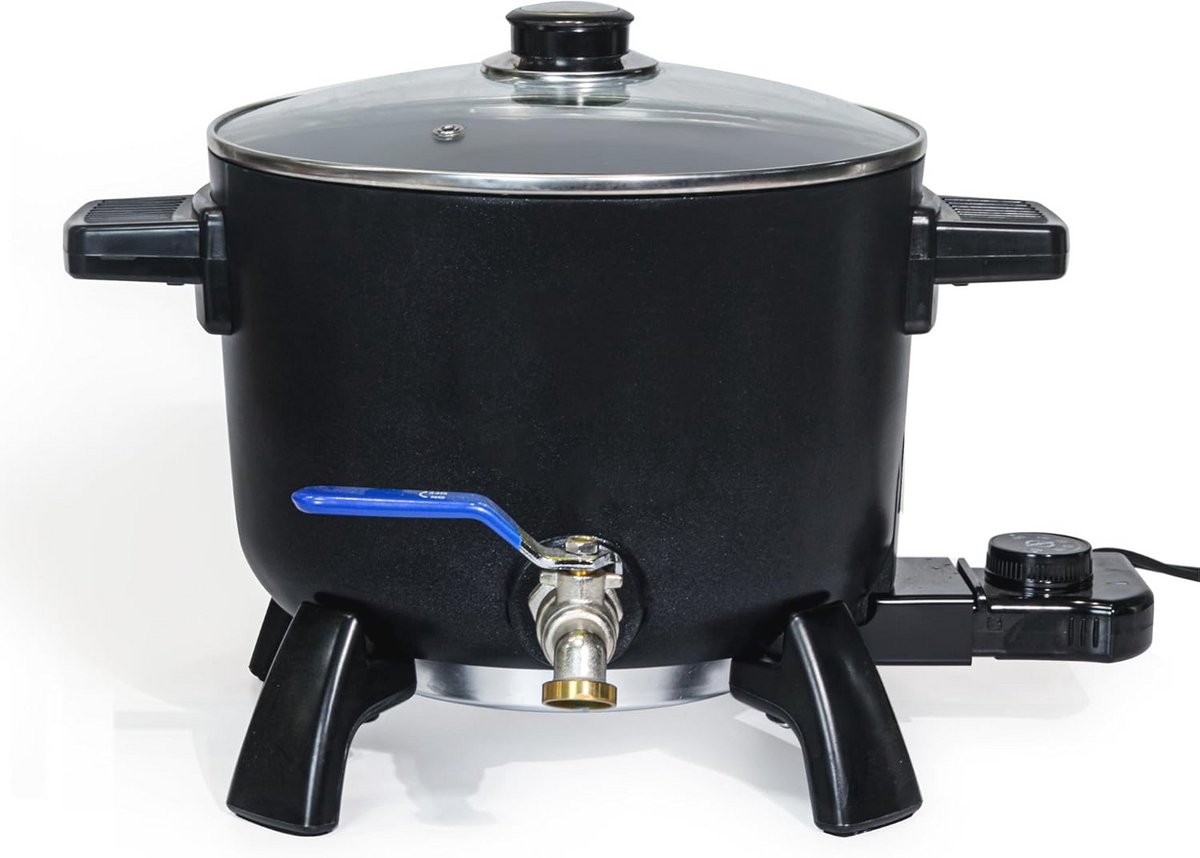 Wax Melter voor het maken van kaarsen, 6L grote wax smeltpot met tuit voor sojawas zeep basis kaars maken benodigdheden gemakkelijk giet & non-stick & Temps