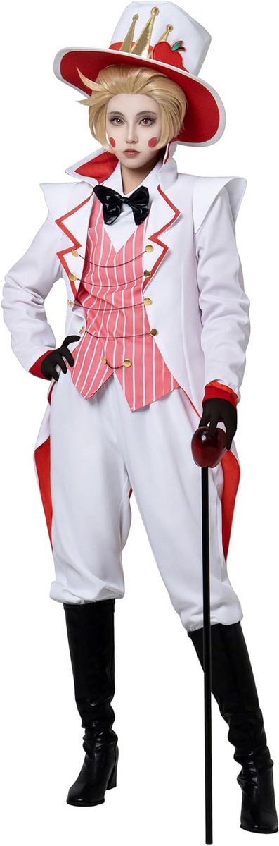 Lucifer Morningstar Cosplay Kostuum - Compleet Hazbin Hotel Outfit