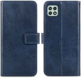 imoshion Hoesje - Geschikt voor Samsung Galaxy A22 (5G) - Luxe Bookcase - Donkerblauw
