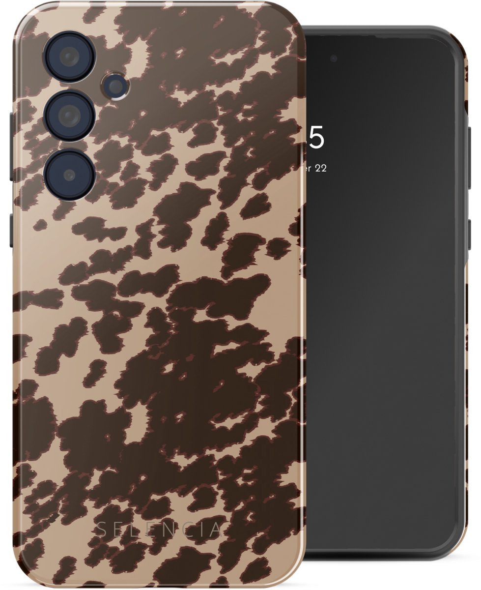 Selencia Hoesje - Geschikt voor Samsung Galaxy A35 - Backcover - Country Moo'd