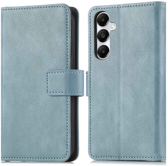 imoshion Étui adapté pour Samsung Galaxy A16 (5G) avec porte-cartes - Bookcase de Luxe imoshion - Bleu clair