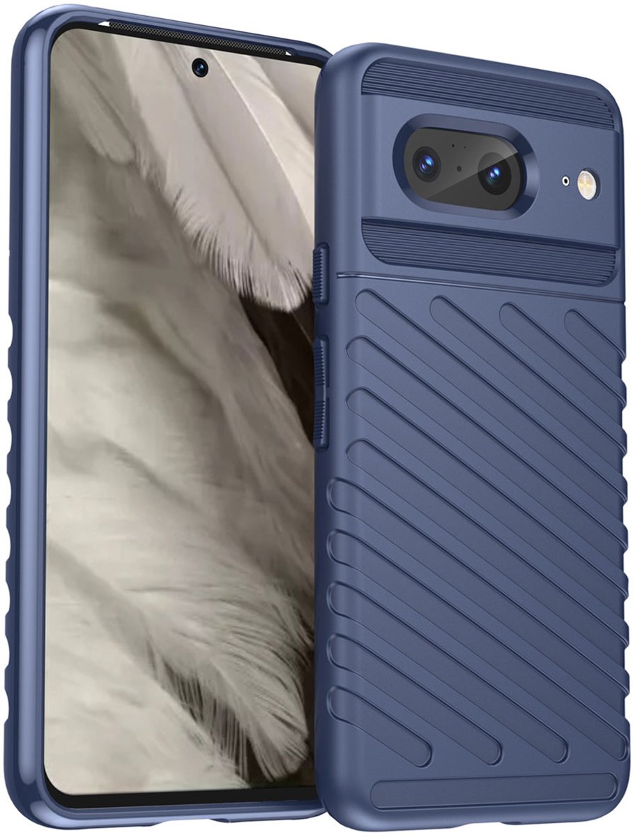 imoshion Hoesje - Geschikt voor Google Pixel 8 - Thunder Backcover - Donkerblauw