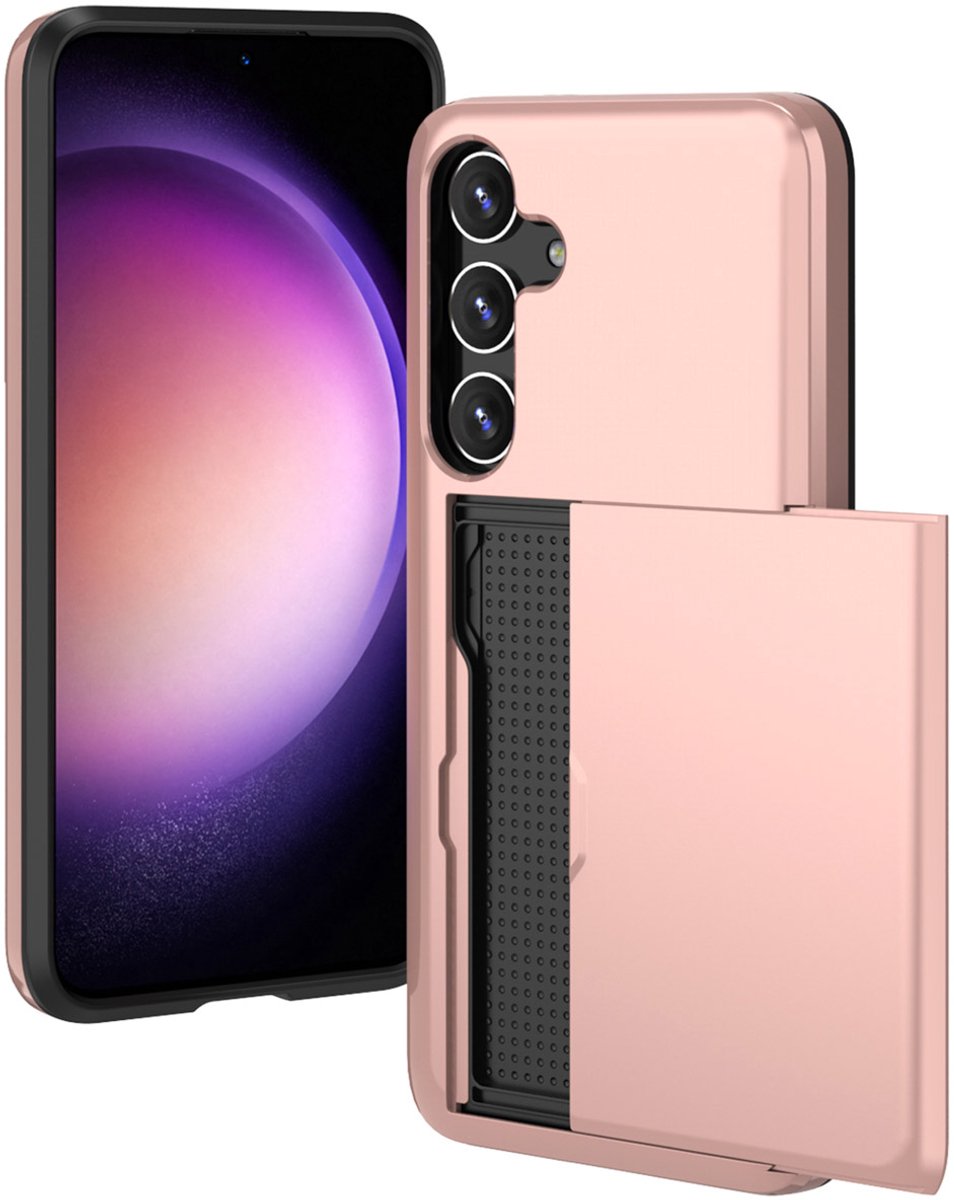 imoshion Hoesje met Pasjeshouder - Geschikt voor Samsung Galaxy S24 Plus - Rosé Goud
