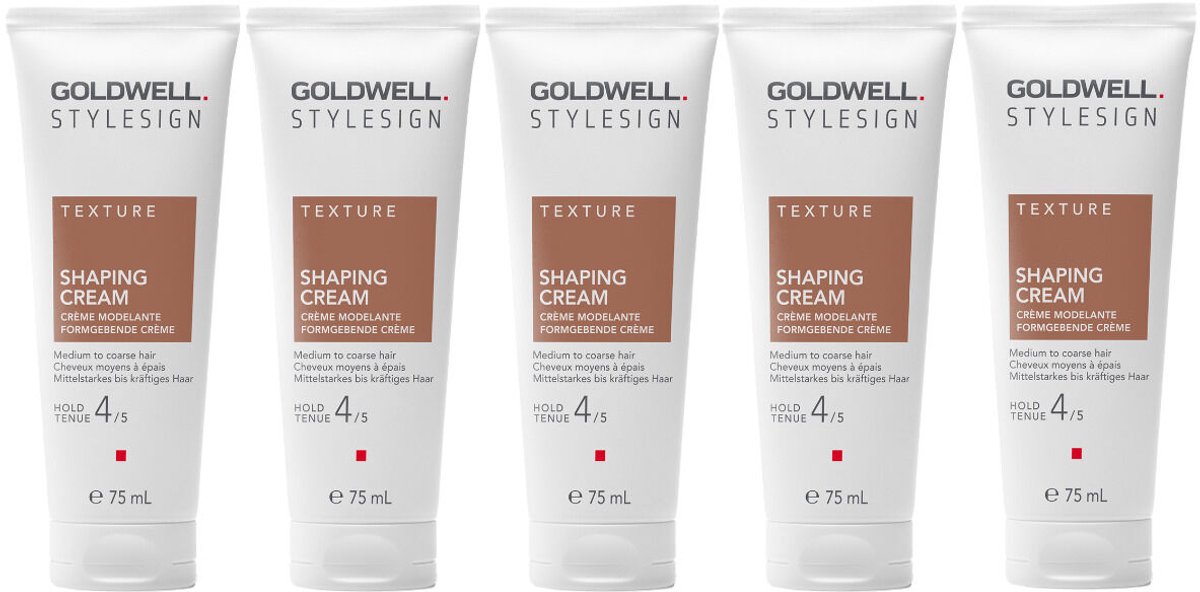 5x Goldwell StyleSign Shaping Cream 75ml