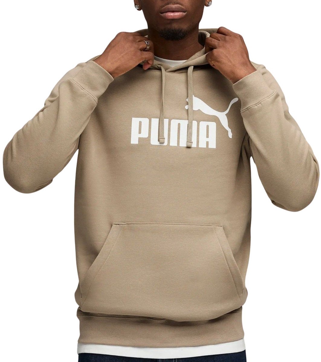Puma ESS No. 1 Logo Hoodie Heren Lichtbruin
