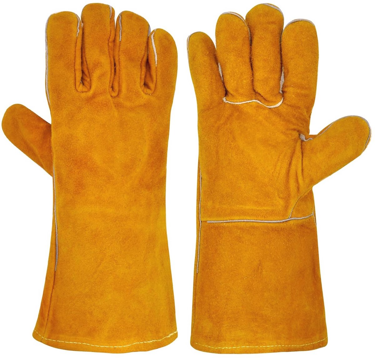 Vuurvaste haardhandschoenen voor heren - Hittebestendige oven- en barbecuehandschoenen