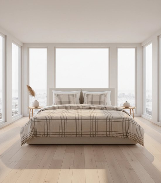 Housse de couette 240 x 220 Katoen - Lits Jumeaux - Longue Vie