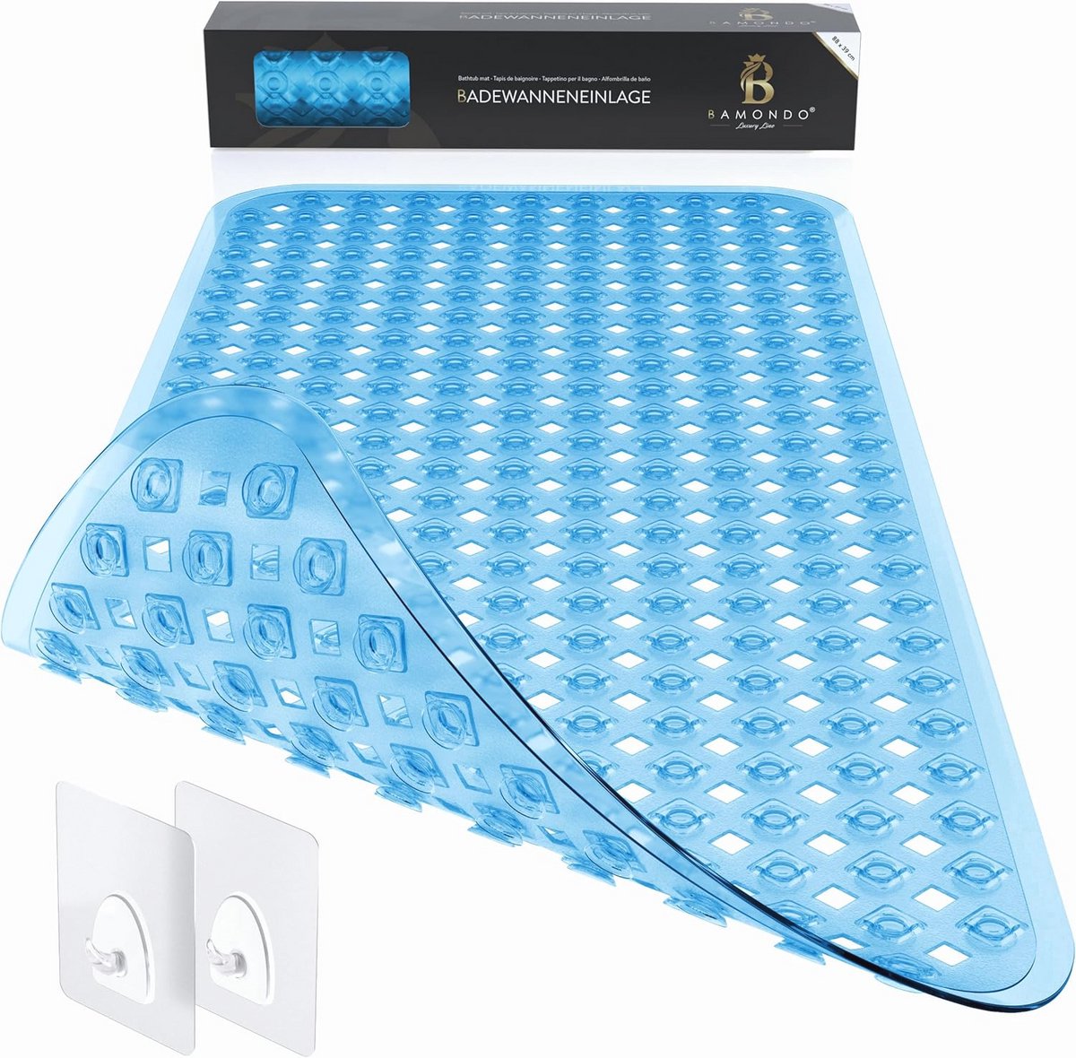 Antislip Badmat 88x39 cm - Machinewasbaar, Schimmelvrij en BPA-vrij - Veilig en Huidgevoelig