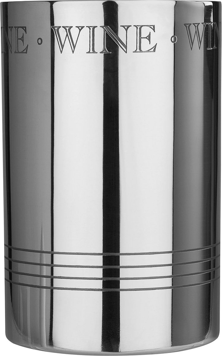 Wijnkoeler 750 ml Roestvrij Staal - Zilver