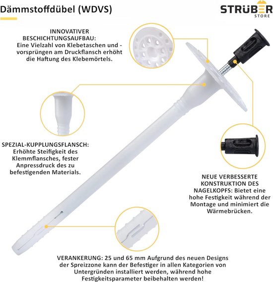 Isolatiepluggen Set voor Gevelisolatie | Warmte-Isolatie met Piepschuim ...