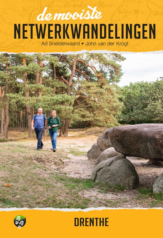 De mooiste netwerkwandelingen: Drenthe - cover