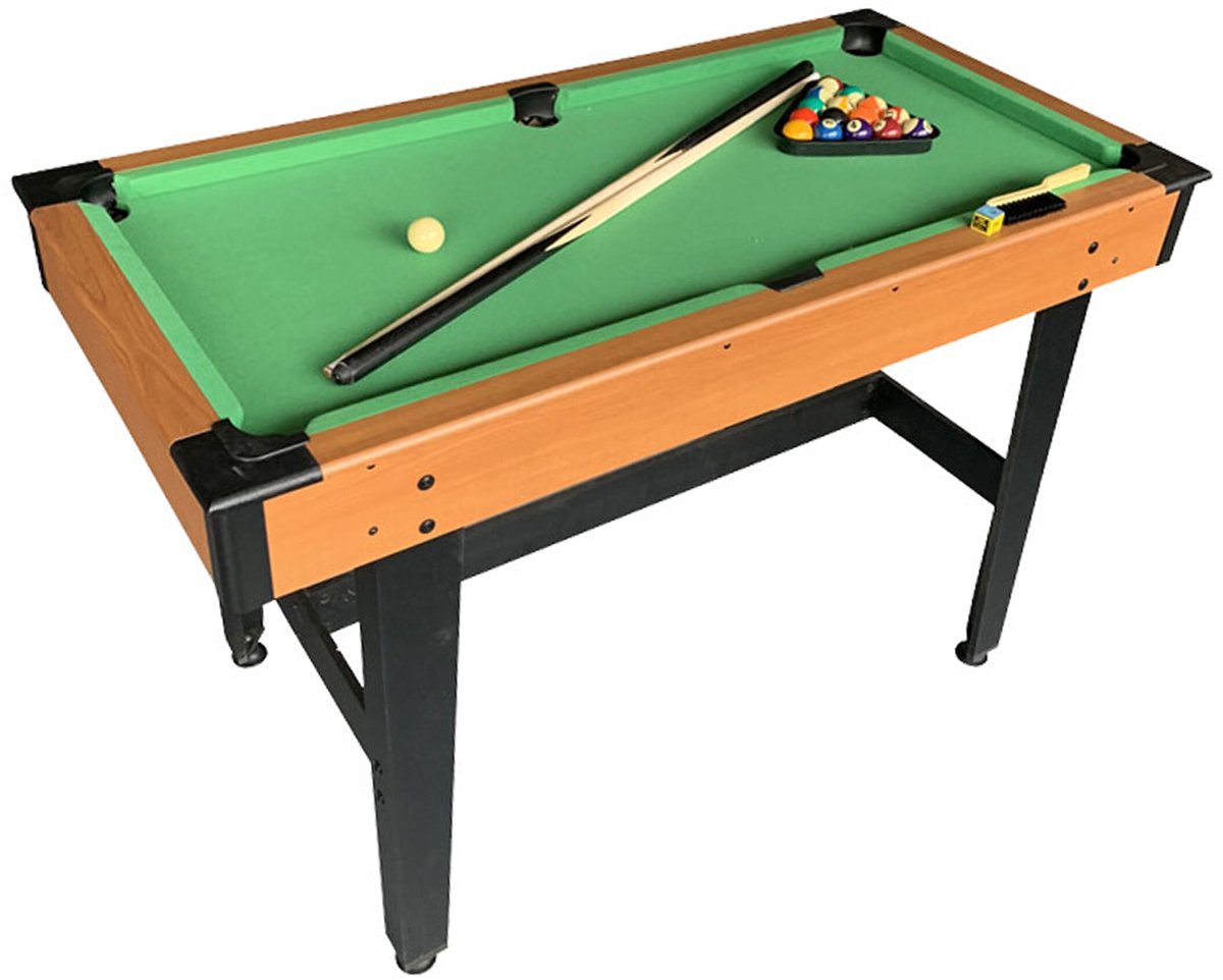 Biljarttafel - 120x78x61 cm - met accessoires