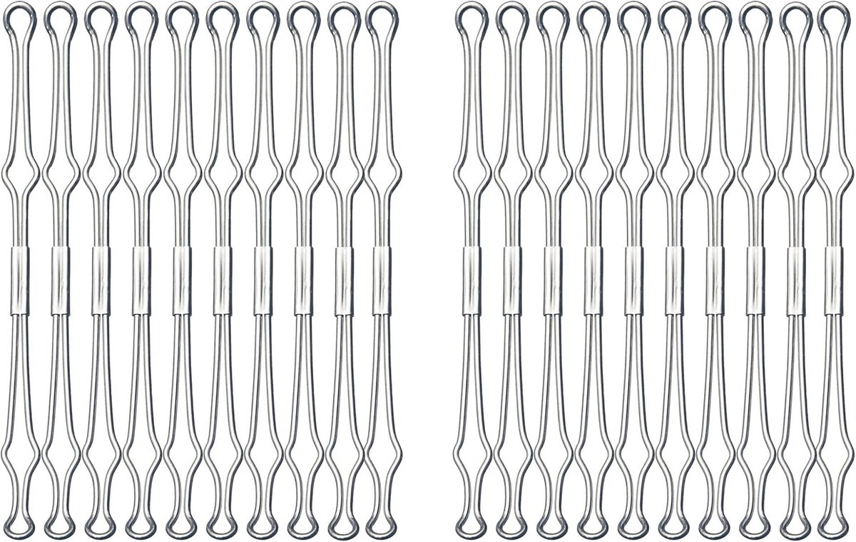 Draad houders voor ordners - 20 metalen bevestigers voor ringmappen