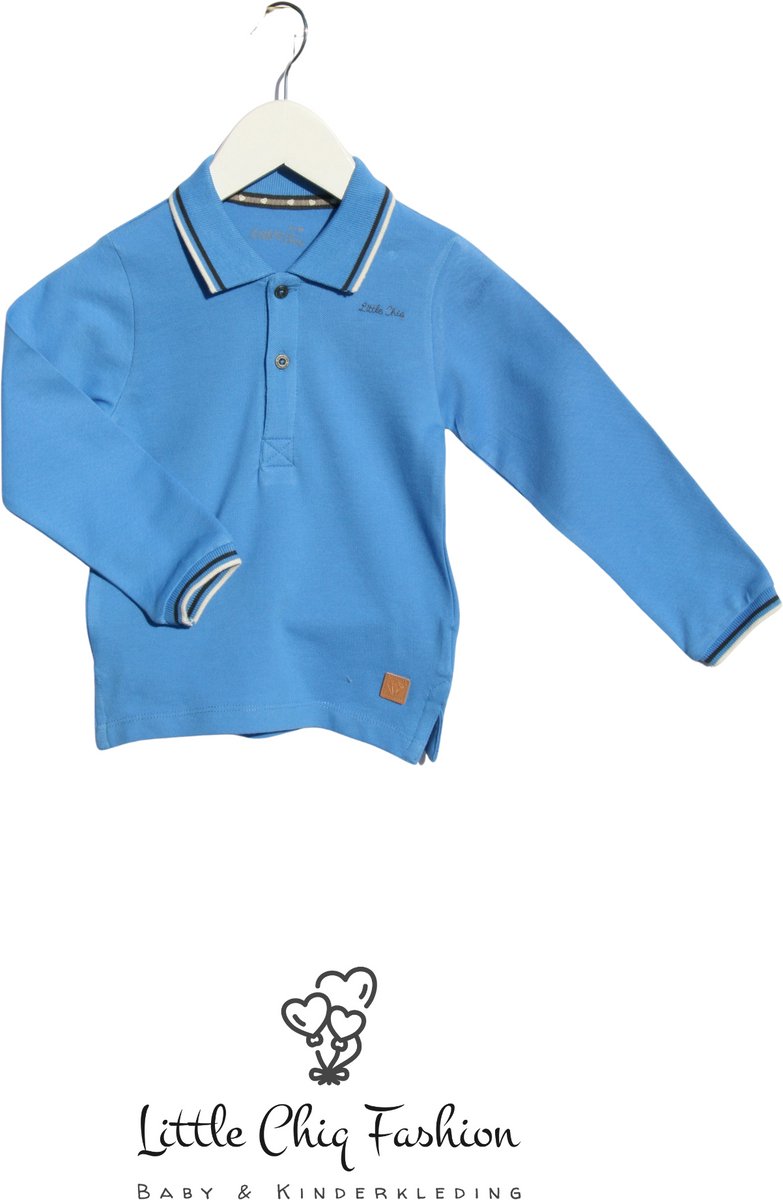 Little Chiq Baby Polo blauw