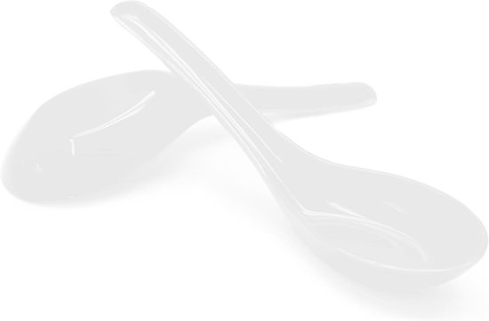 2 Stuks Soeplepel Porselein Aziatische Chinese Wonton Lepels Voor Thuiskeuken Of Restaurant