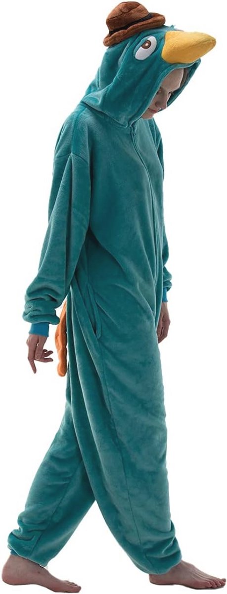 Uniseks beren pyjama onesie voor volwassenen - Halloween kostuum sherpa