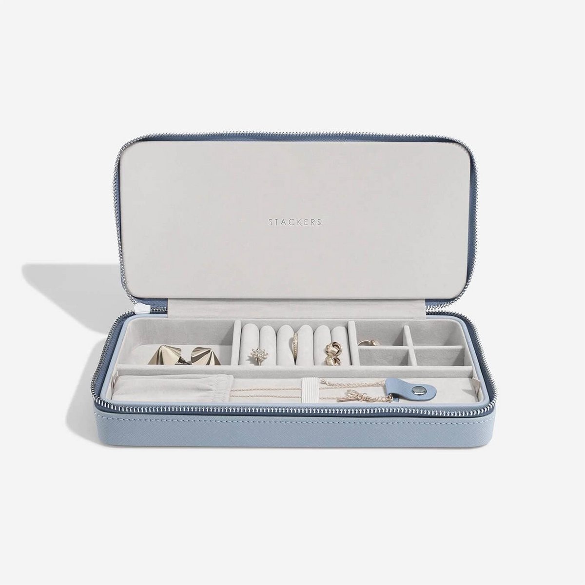 Reisdoos voor Sieraden in Duskblauw - Compact en Elegant