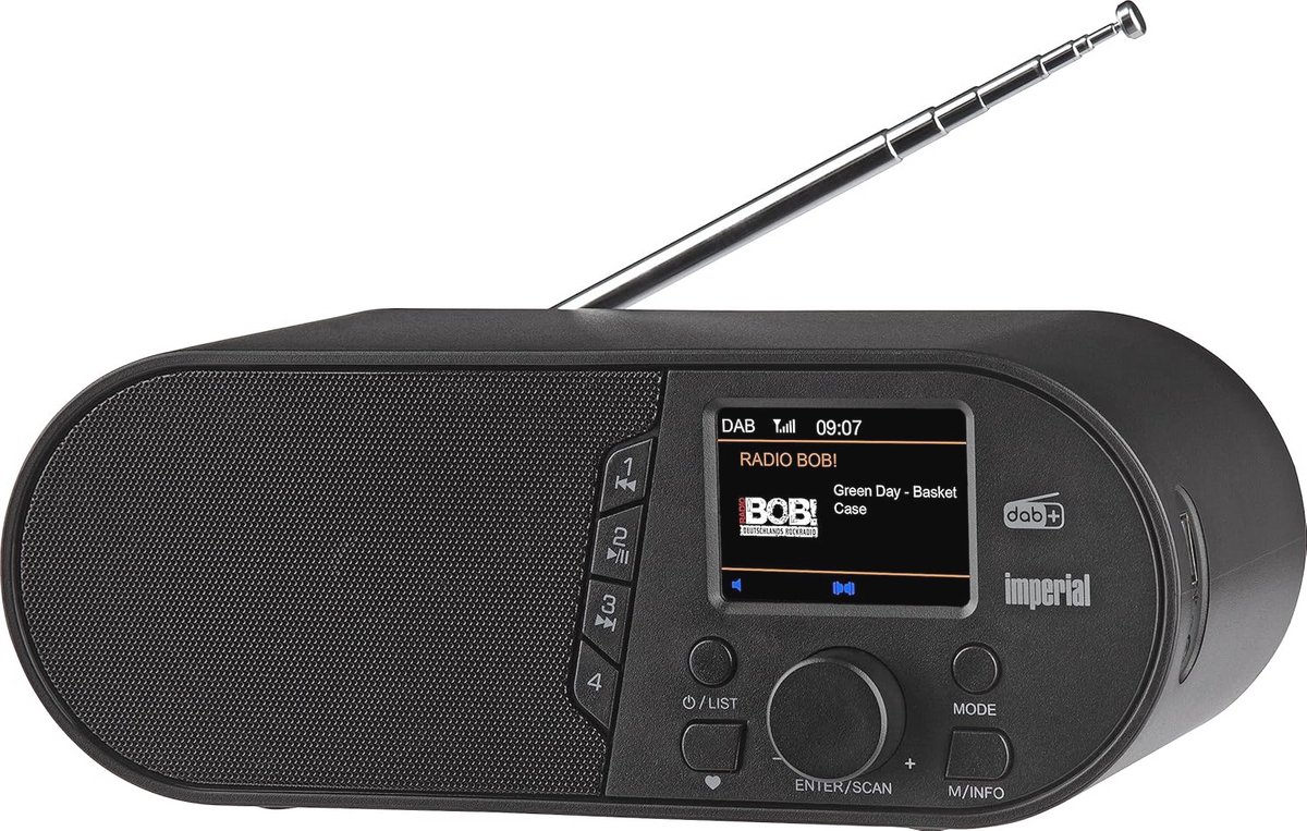 Digitale Radio met DAB+, FM, Bluetooth en Kleurendisplay