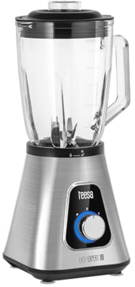 Krachtige Blender 1300W met Glazen Reservoir en BPA-vrije Fles