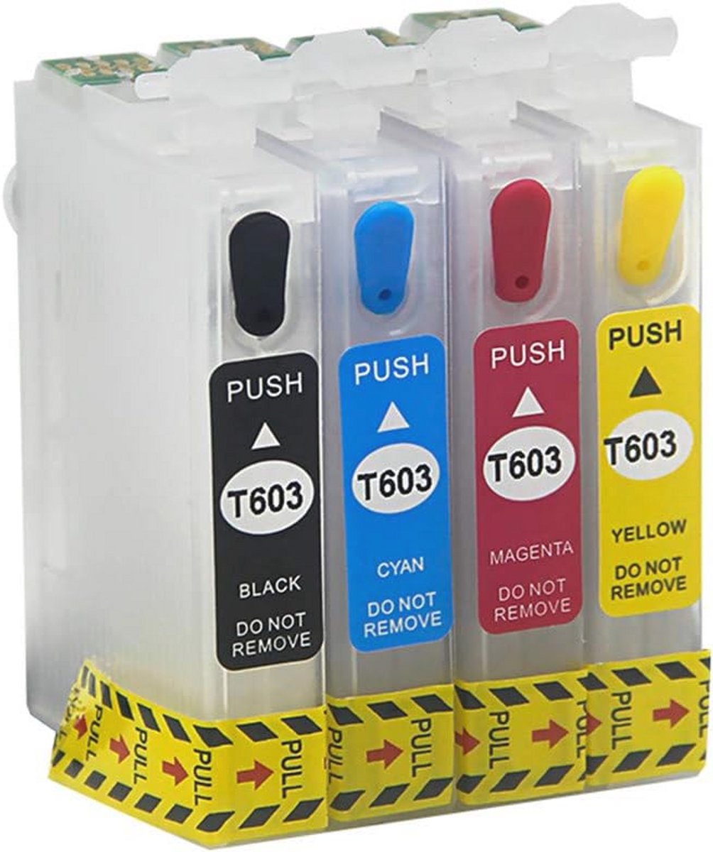 Navulbare inktcartridges voor 603 en 603XL - Compatibel met XP- en WF-printers