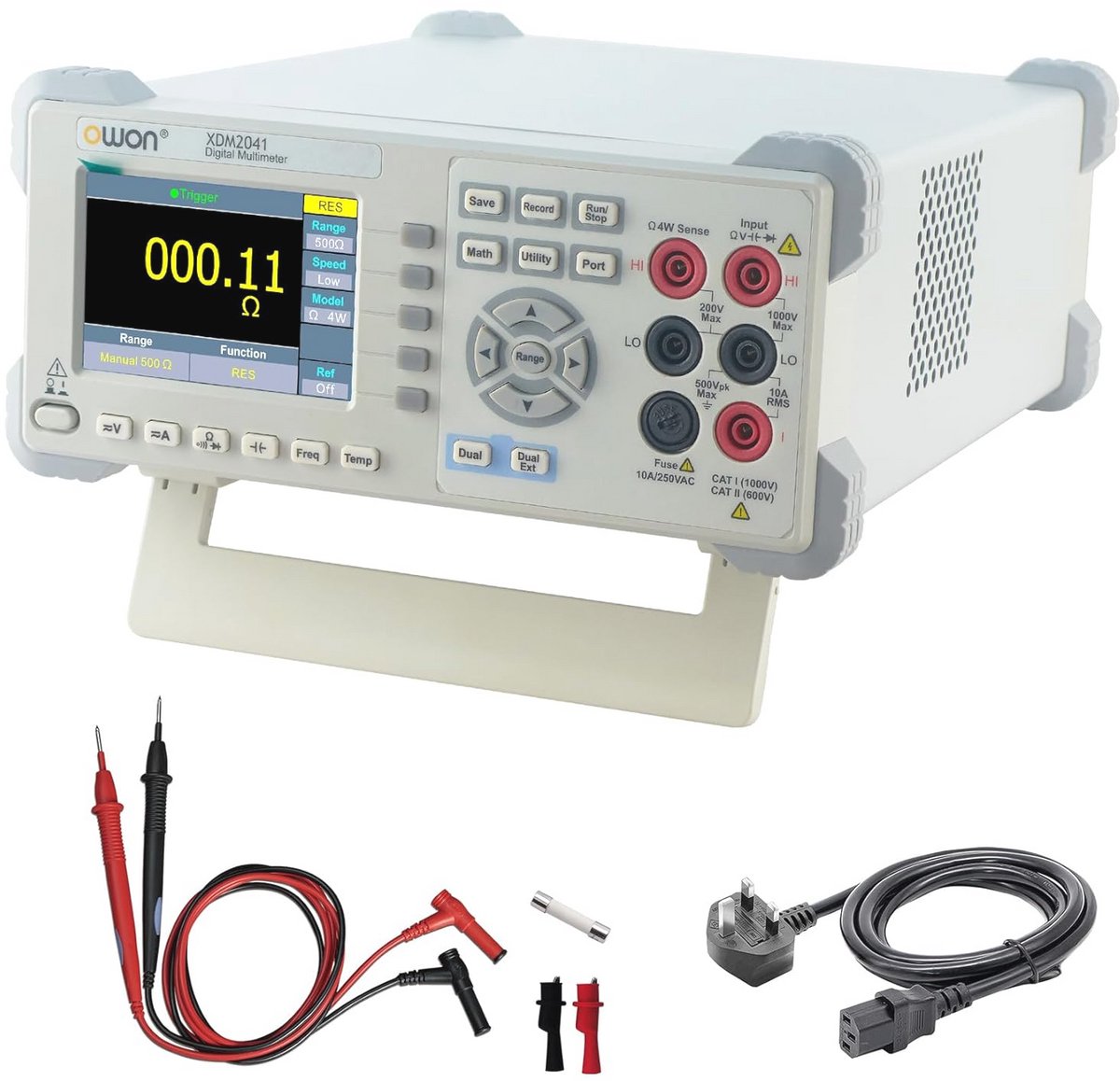 Professionele Bench Multimeter met 3.7-Inch Scherm en 55.000 Counts - Digitale Multi Tester voor Laboratoria en Fabrieken