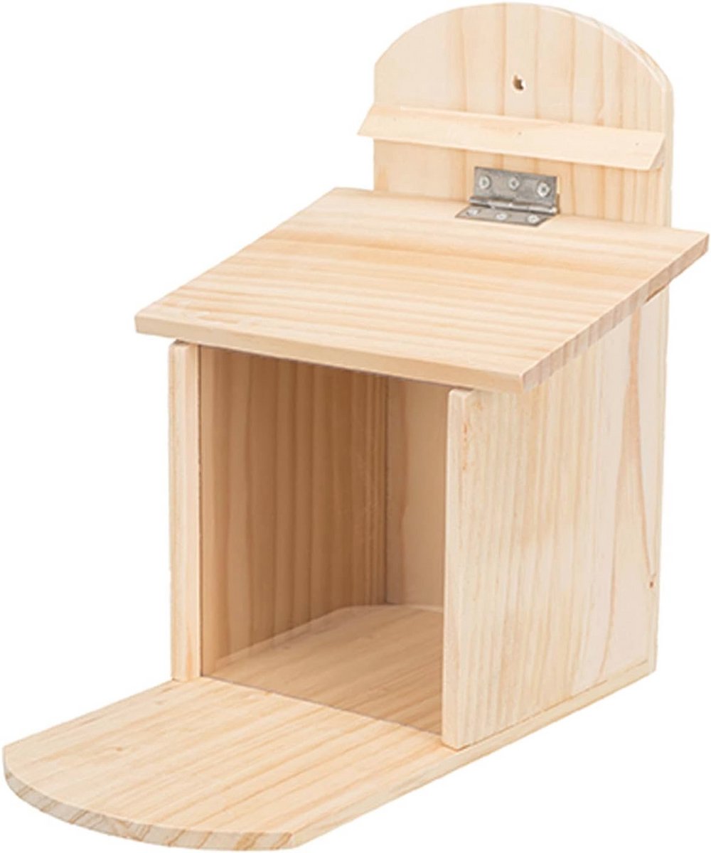 Voedingsstation voor eekhoorns - 30 x 20 x 20 cm