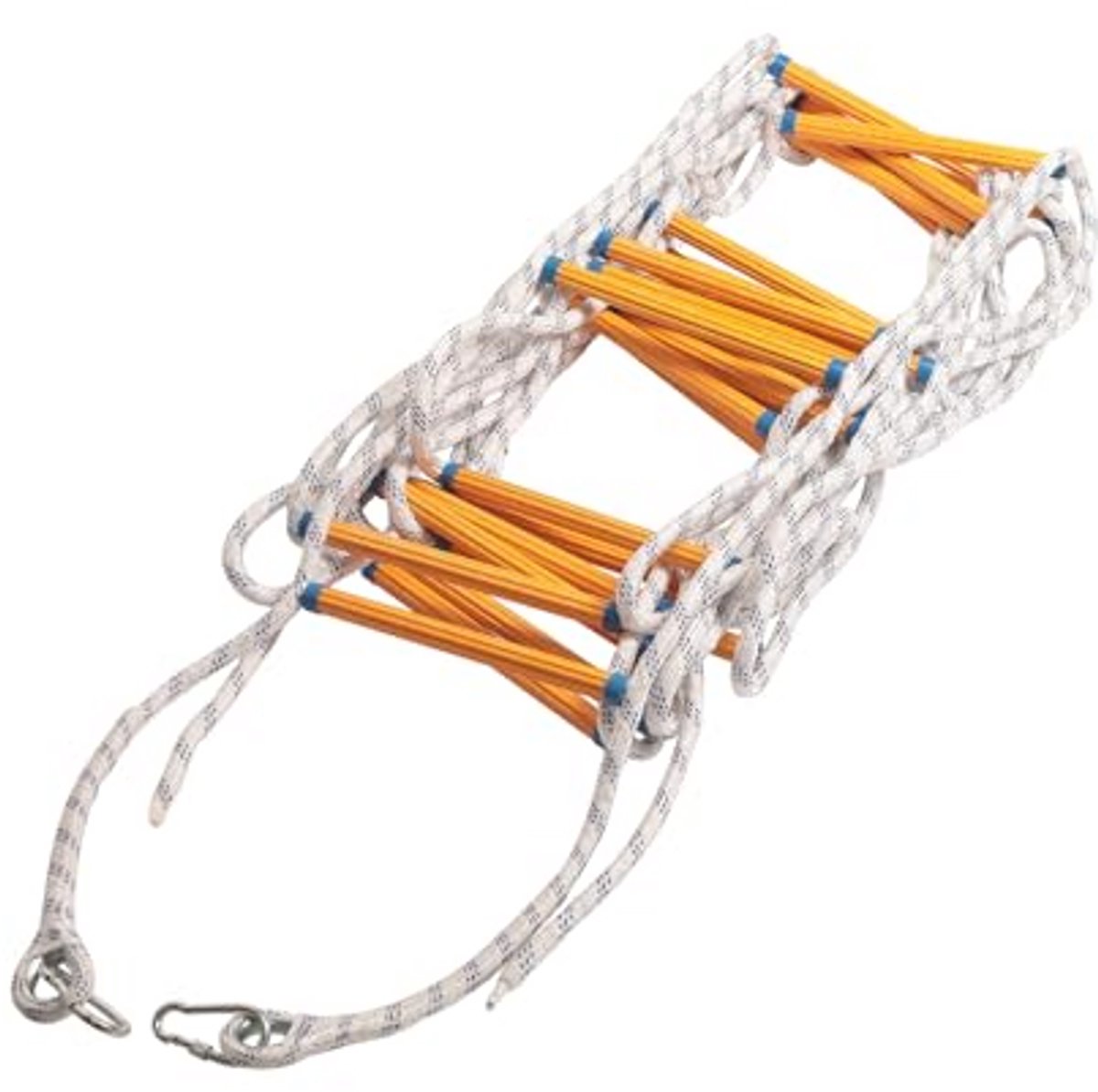 Vuurvaste Touwladder 20m met Haken - Draagbare Reddingsladder voor Noodsituaties