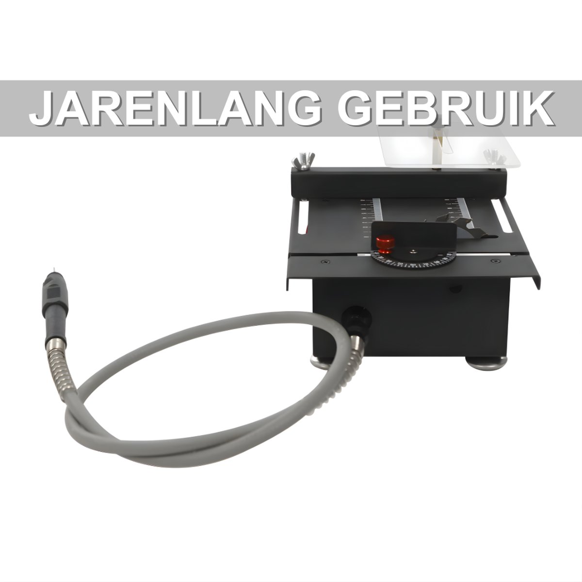 Mini tafelzaag - Cirkelzaag - Voor zagen en slijpen - Met 7 snelheden - Multifunctioneel snij-, slijp- en graveergereedschap - Gereedschap – foto 2