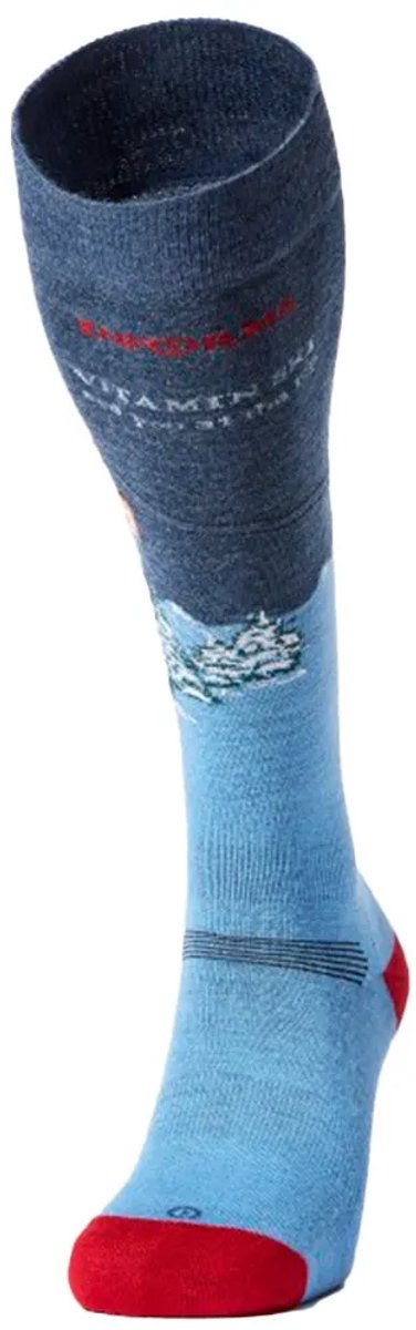 Enforma Socks Baqueira Ski Lange Sokken Man Vrouw Blauw