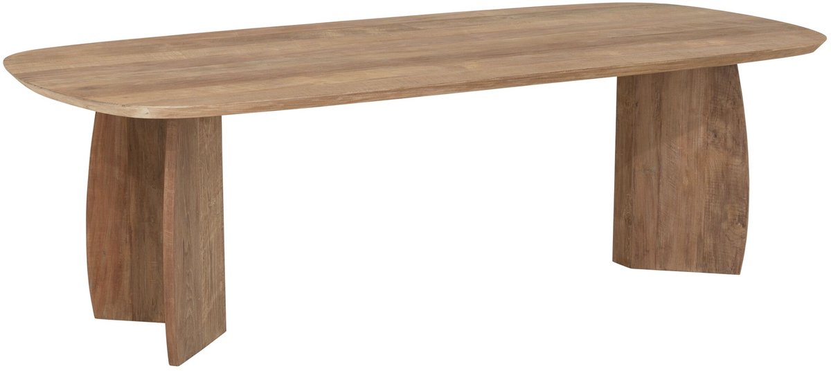 DTP Home Nova eettafel Deens ovaal teakhout 250x110 cm Naturel