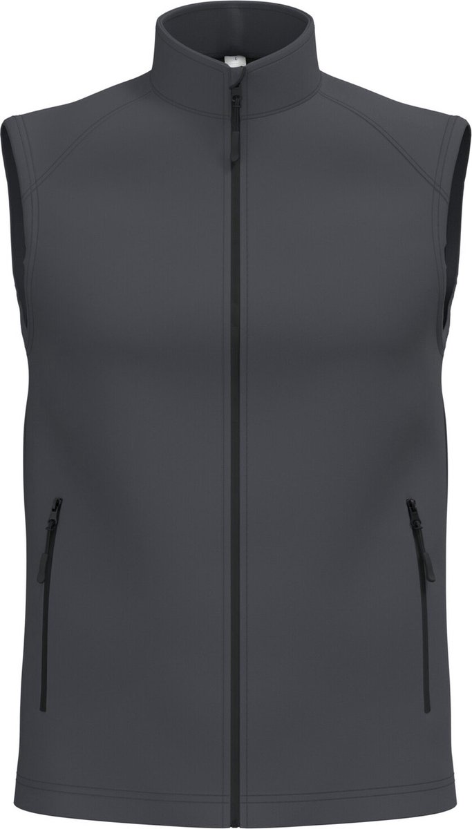 iDeal Basic Brand 2-laagse uniseks softshell bodywarmer IB413 - Ideal Dark Grey - L