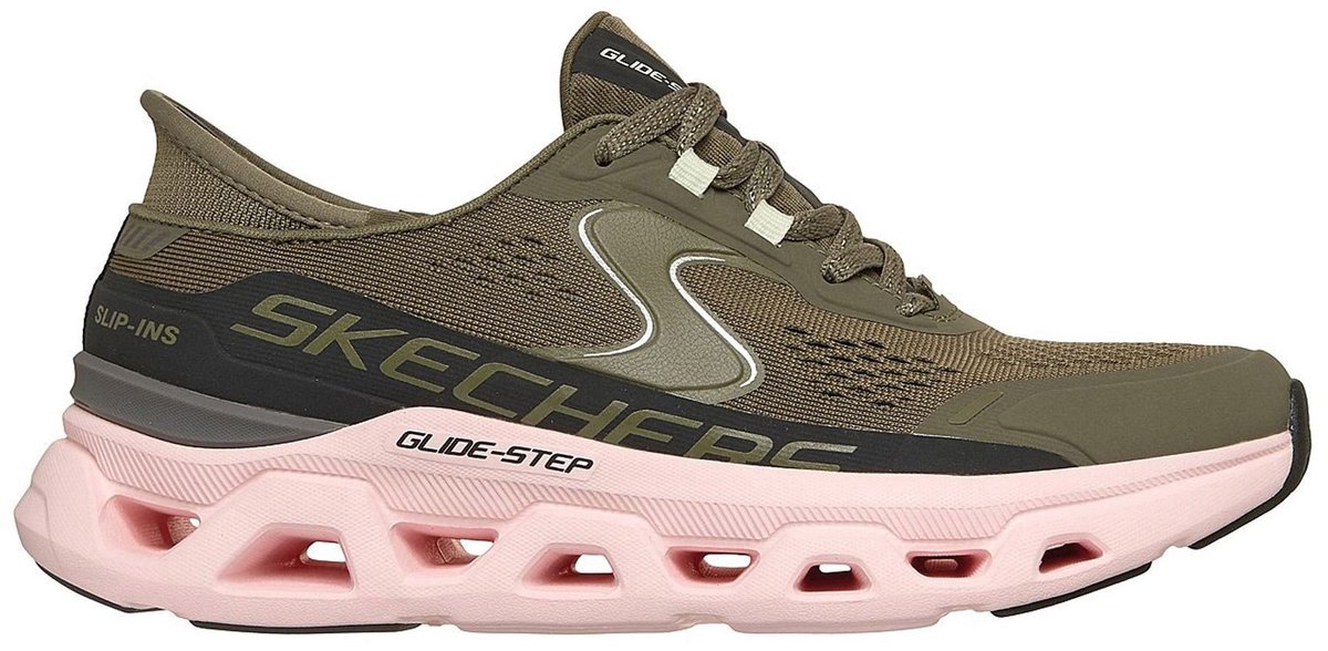 Skechers Sneakers olijfgroen - roze - grijs - zwart