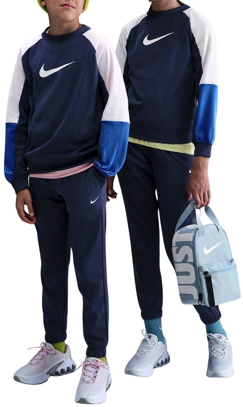 Survêtement d'entraînement Nike Dri- FIT Poly Knit Crew Junior