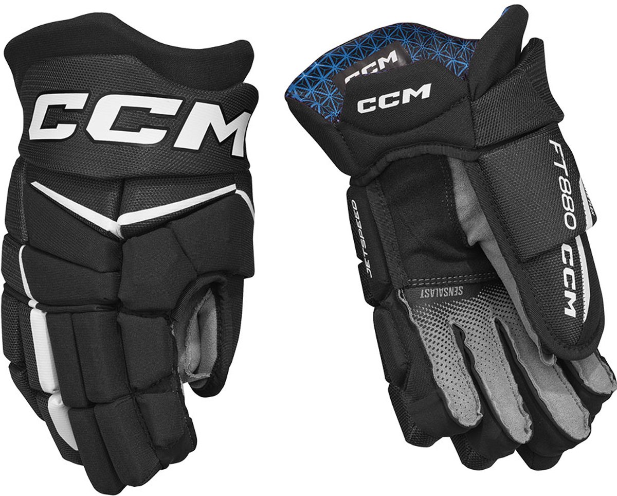 Ccm - Jetspeed Ft880 Ijshockeyhandschoenen - Junior - Zwart/wit - 11