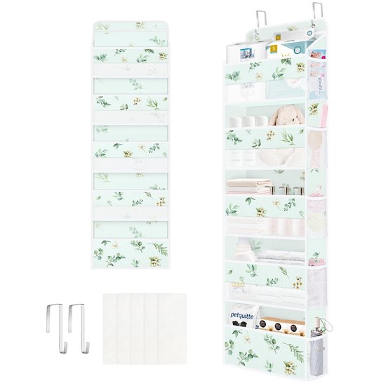 Unyqoos ® Praktische Deurhanger Organizer met 5 Ruime Vakken voor Efficiënte Opslag in