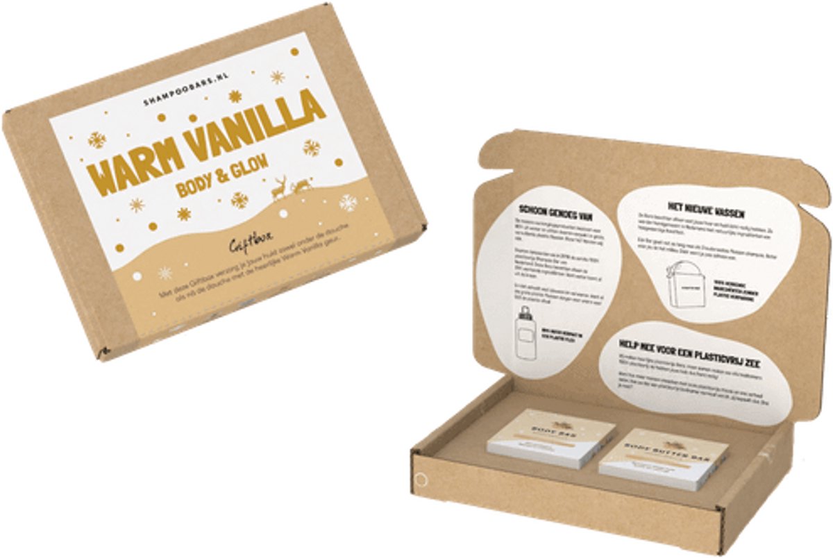 ShampooBars Giftbox Warm Vanilla Body & Glow