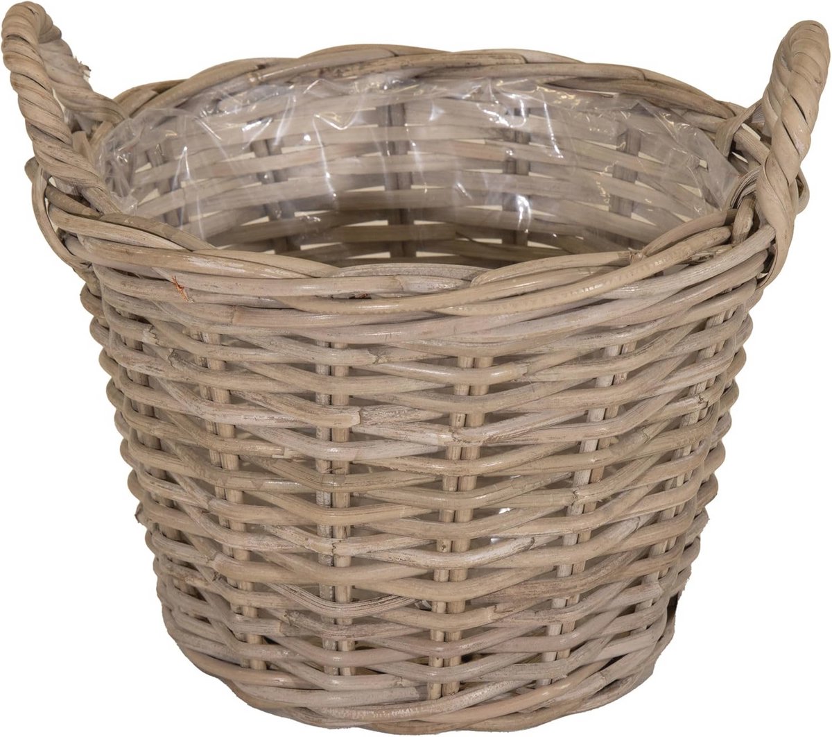 Rieten mand voor planten en opslag - Handgemaakte wilgenmand in verschillende maten (25 cm)