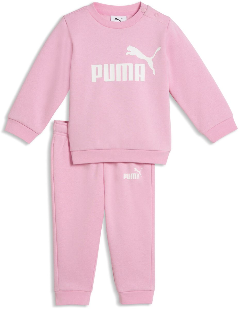 PUMA MINICATS ESS Crew Set FL INF Unisex Trainingspak Shimmer Roze