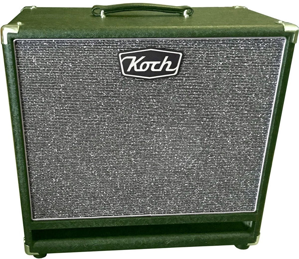 Koch KCC112/GS60 Speaker Cabinet – 1x12 60W Gitaarcabinet in Groen met Zilveren Speakerdoek