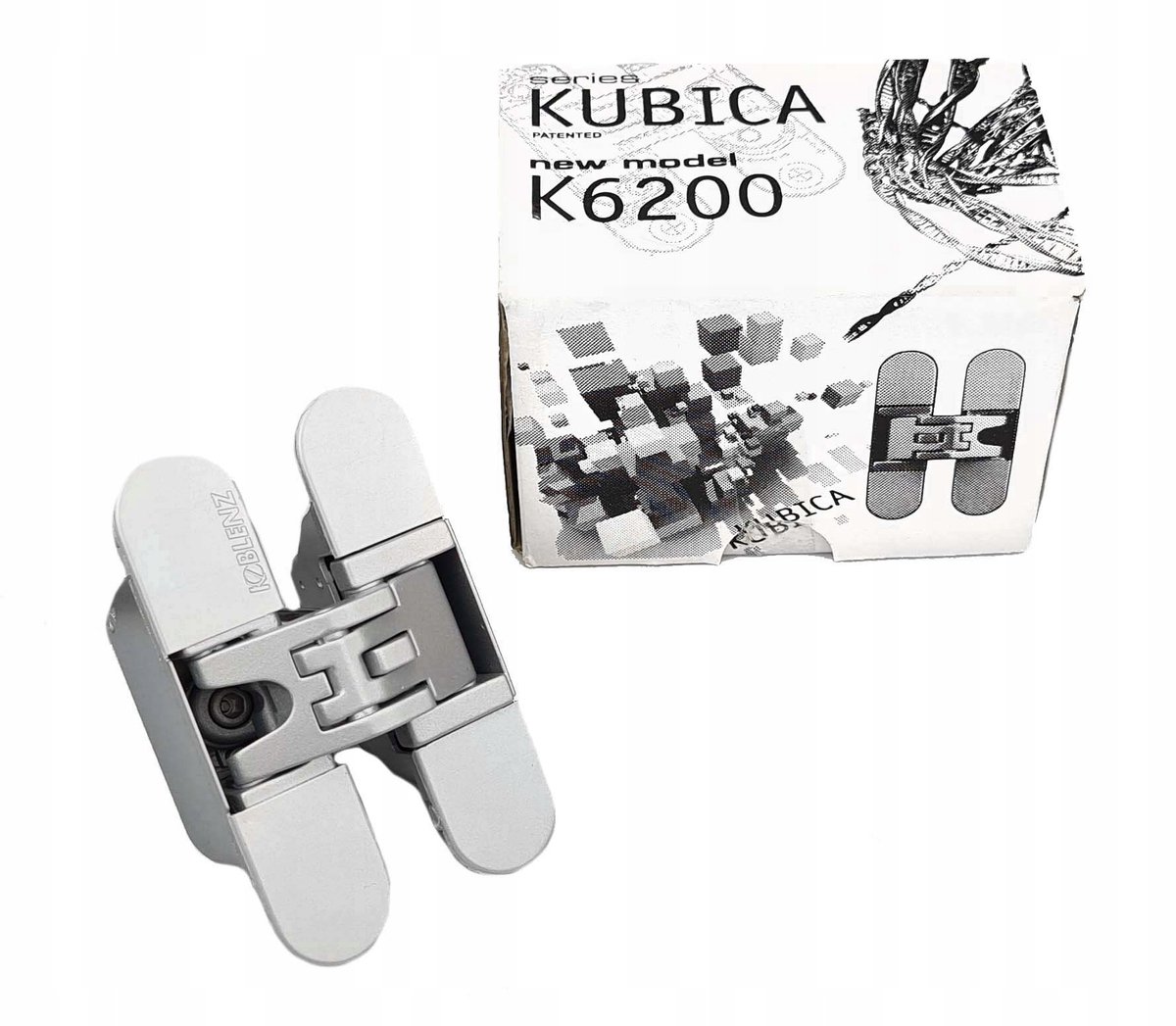 Kubica K6200 Verborgen Scharnier - Mat Chroom - 3D Verstelbaar