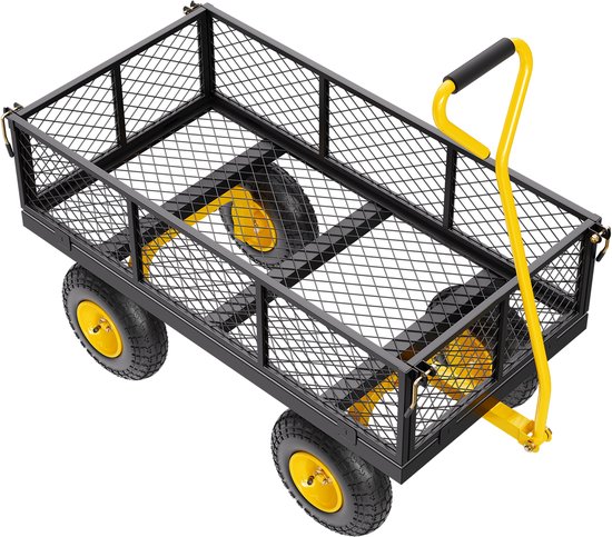 VEVOR Tuinkar Handkar Transportkar Gereedschapskar Handkar 965x560x535mm van Merkloos	 — afbeelding 2