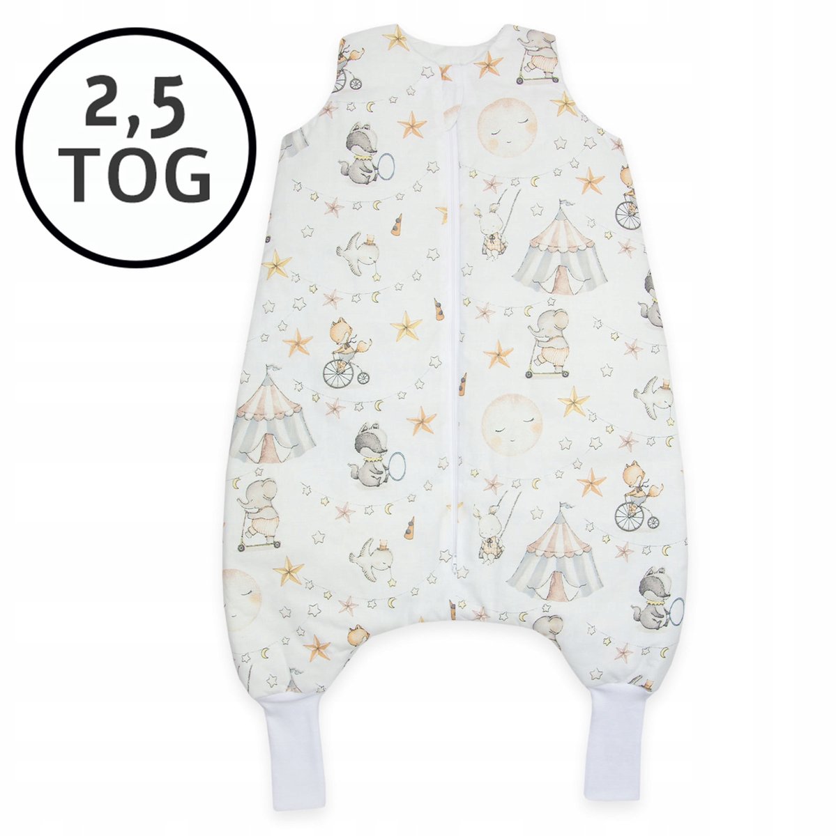 Donslaapzak broek 56-68 cm, 2,5 TOG, 100% katoen, Nederlands product