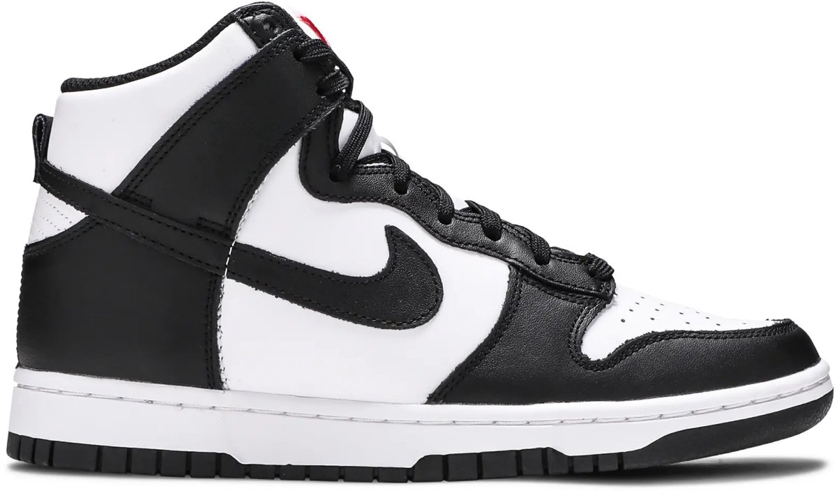 Nike Dunk High Panda Dames Zwart